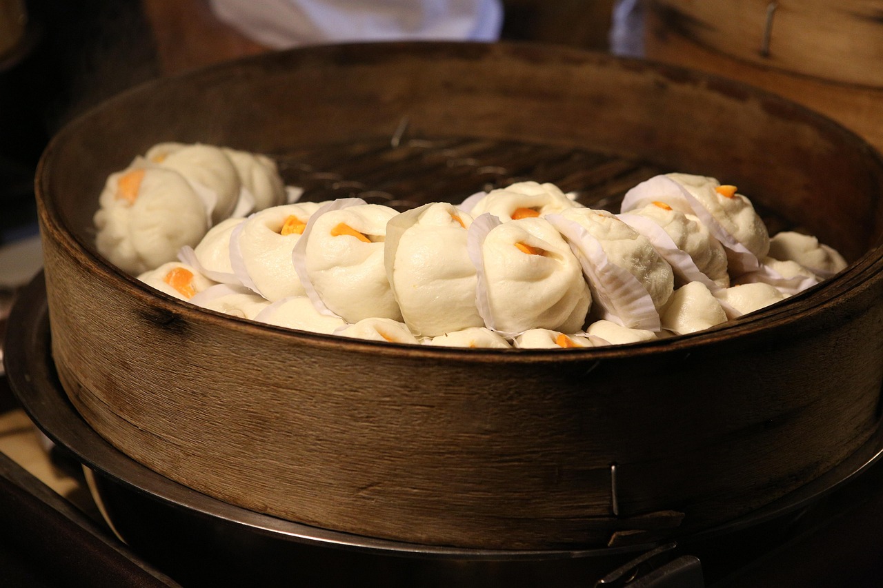 Baozi street food cinese
