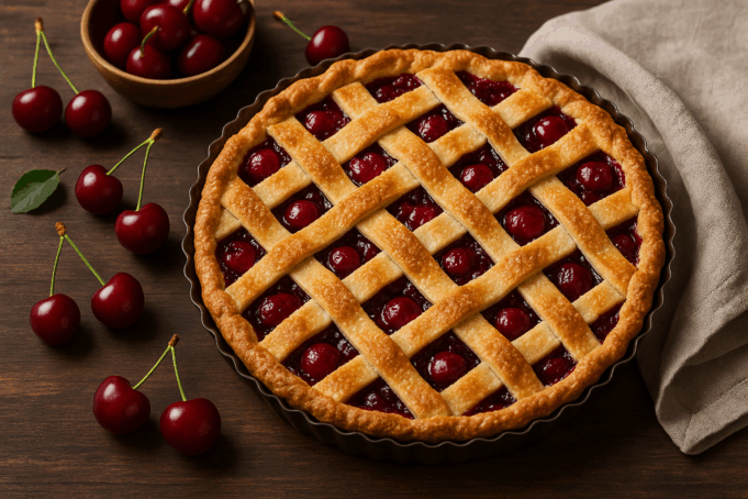 Crostata di ciliegie Ricetta crostata di ciliegie