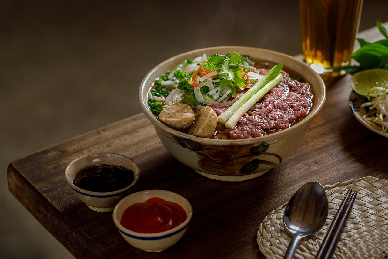 Pho zuppa street food Vietnam