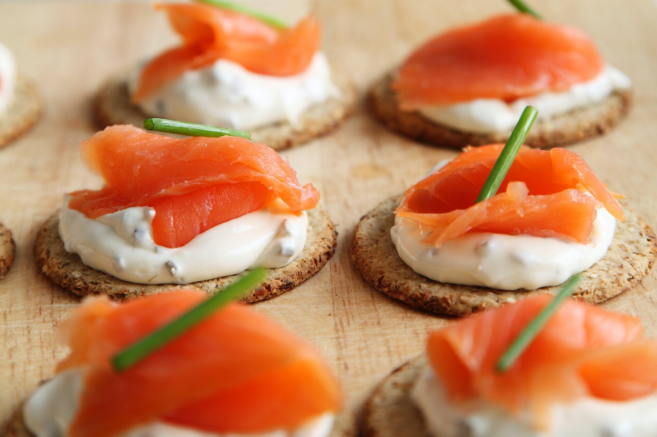 Tartine di salmone